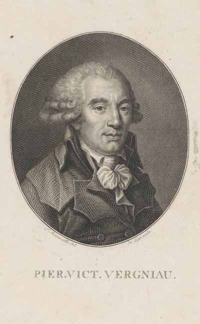Pierre Victurnien Vergniaud 1753-1793, c. 1800. by Francois Bonneville