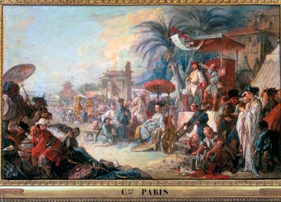 Francois Boucher (1703-1770) 1740 Besancon, Güzel Sanatlar Müzesi tarafından Çin Adil Tablosu by François Boucher