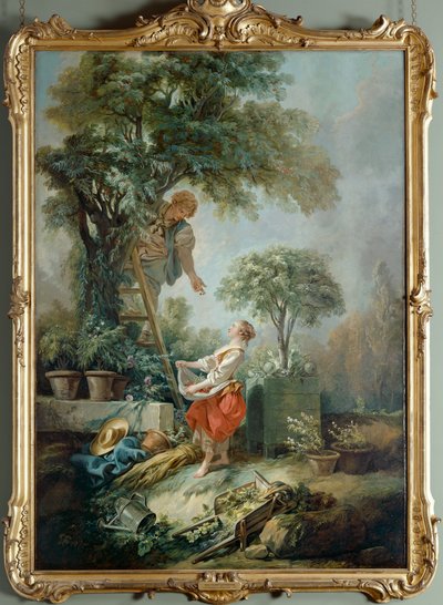 Kiraz toplayıcıları by François Boucher