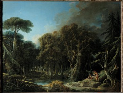 Orman resmi Francois Boucher (1703-1770) 1740 Güneş. 1,31x1,63 m by François Boucher
