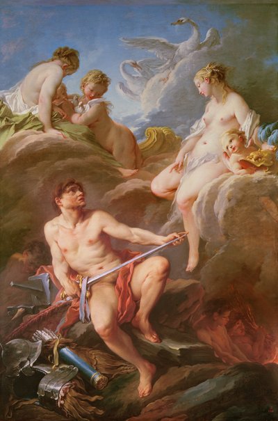 Venüs, Vulcan'dan Aeneas'ın Zırhını İstiyor by François Boucher