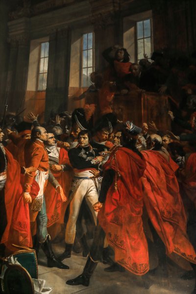 General Bonaparte Saint-Cloud'daki beş yüzler konseyinde by Francois Bouchot