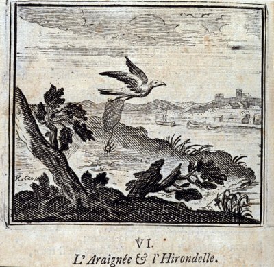 Örümcek ve Kırlangıç, Jean de La Fontaine