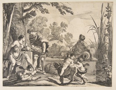 Meleager ve Atalanta, 1643. by Francois Chauveau