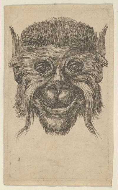 Maymun Maskesi, Divers Masques'ten, ca. 1635-45. by Francois Chauveau