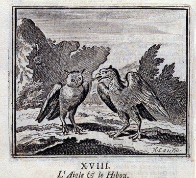 Kartal ve Baykuş. Jean de La Fontaine