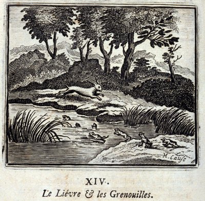 Lievre ve Kurbağalar. Jean de La Fontaine