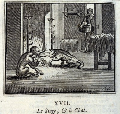 Maymun ve Kedi. Jean de La Fontaine