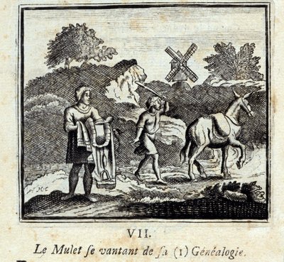 Kefal soyağacıyla övünüyor. Jean de La Fontaine