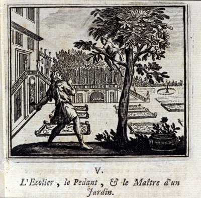 Pedant Okulu ve Bahçenin Efendisi. Jean de La Fontaine