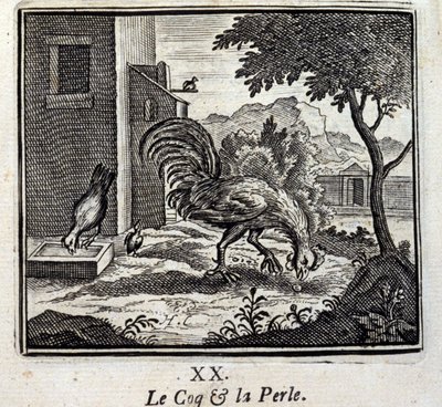 Horoz ve İnci. Jean de La Fontaine