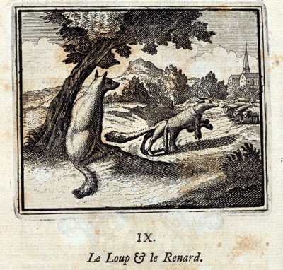 Kurt ve Tilki. Jean de La Fontaine