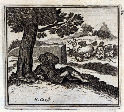 Meşe palamudu ve balkabağı. Jean de La Fontaine