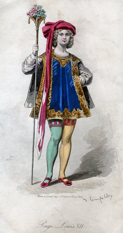 Sayfa, Louis XII, 19. yüzyıl. by Francois Claudius Compte Calix