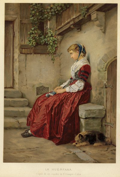 Yetim (chromolitho) by Francois Claudius Compte Calix