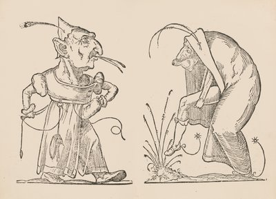 Buluşun birkaç figürünün yer aldığı Les Songes Drolatiques de Pantagruel ..., [1565]. by Francois Desprez