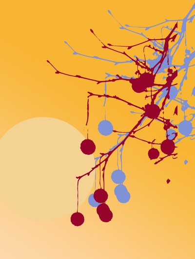 kanlı yaz, 2016, (ekran baskısı) by Francois Domain
