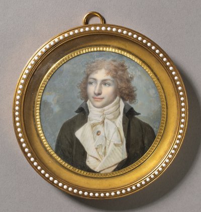 Bir Adamın Portresi, 1794-1795. by Francois Dumont