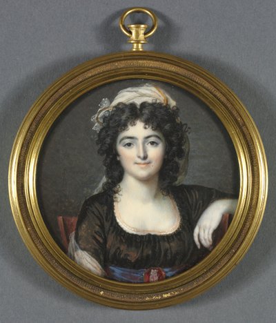 Kahverengi Elbiseli Kadın Portresi, 1795. by Francois Dumont
