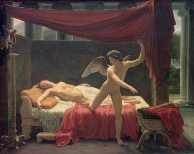 Aşk Tanrısı ve Ruh, 1817 by Francois Edouard Picot