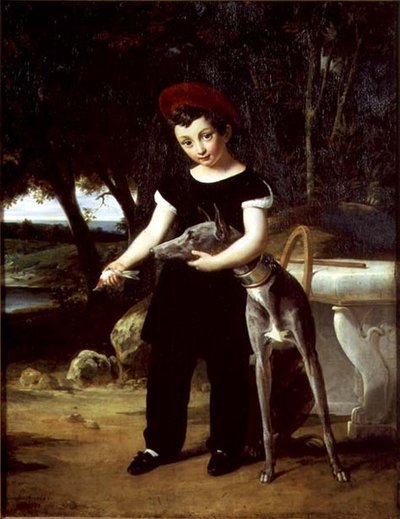 Fransa Henri (1820-83) Villeneuve lEtang Şatosu