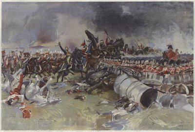Waterloo Savaşı by Francois Flameng