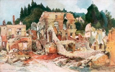 Clermont-en-Argonne, Fransa, Ağustos 1915, 1926. by Francois Flameng