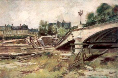 Aisne Köprüsü, Fransa, 1915, 1926. by Francois Flameng