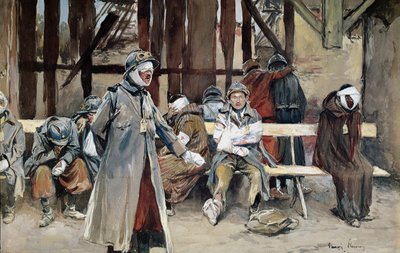 Köy Hastanesi, 1916 by Francois Flameng