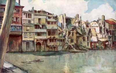 Meuse Nehri, Verdun, Fransa, Haziran 1916, 1926. by Francois Flameng