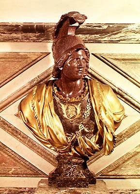 ಅಲೆಕ್ಸಾಂಡರ್ ದಿ ಗ್ರೇಟ್ (356-323 BC) 1684 (ಮಾರ್ಬಲ್ ಮತ್ತು ಕಂಚು) ಟರ್ಕಿಯ ಪ್ರತಿಮೆ by Francois Girardon