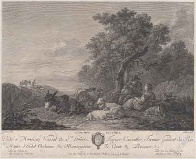 Rustik Orpheus, 18. yüzyılın sonu, 19. yüzyılın başı. by Francois Godefroy