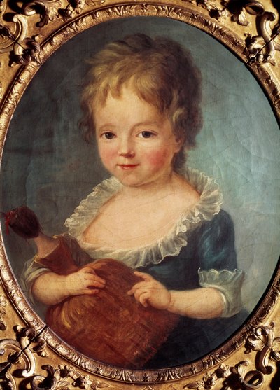 Fille a la poupee Francois Hubert Drouais