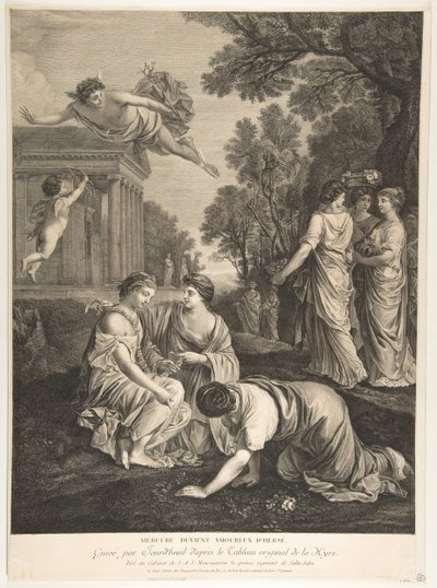 Mercury ve Herse.n.d. by Francois Jourd