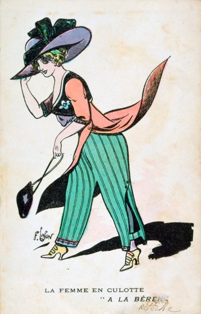 Pantolonlu Kadın, 20. yüzyıl by Francois Lafon