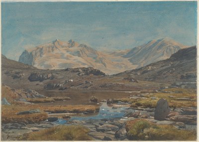 Dağ Manzarası by Francois Louis Francais