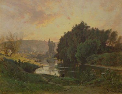 Bas-Meudon sahnesi, 1892 by Francois Louis Francais