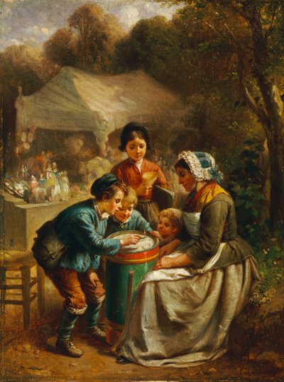 Oyuncak Satıcısı, 1860 by Francois Louis Lanfant de Metz