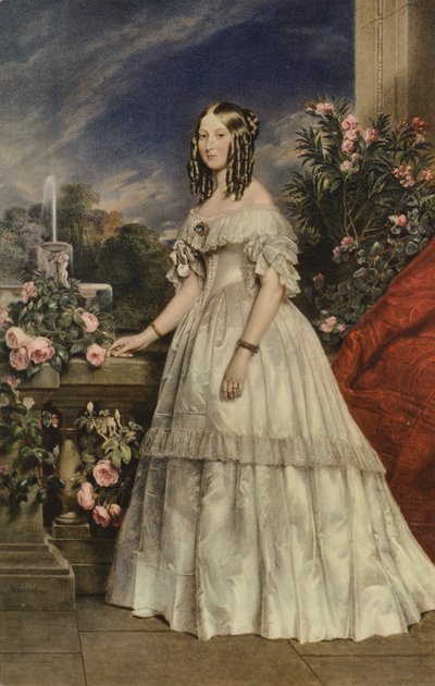 Orleans Düşesi portresi by Francois Meuret