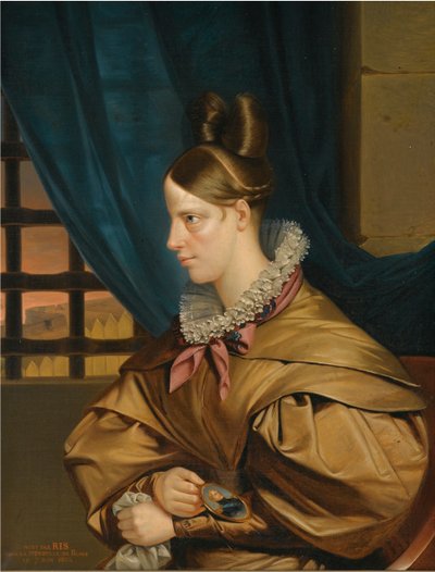 Berry Düşesi (Marie Caroline de Bourbon Sicilies by Francois Nicholas Riss