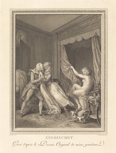 düşüncesiz by Francois Nicolas Barthelemy Dequevauviller after Antoine Borel