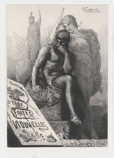 Yeni Güçlü Sular, 1876. by Francois Nicolas Chifflart