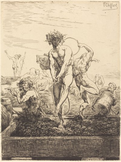Üzüm hasadı by Francois Nicolas Chifflart