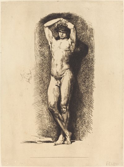 Erkek Akademisi by Francois Nicolas Chifflart