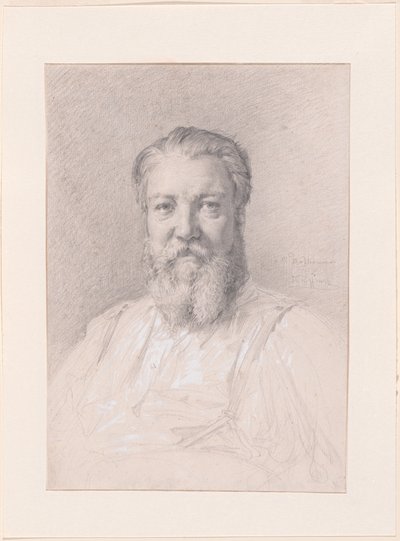Rene François Armand Prudhomme by Francois Nicolas Chifflart