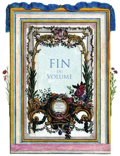 Francois Nicolas Martinet (1731-1800) tarafından yazılan “Kuşların belirgin ve hassas yönleriyle tarihi” kitabının cildinin sonu. Özel koleksiyon. by Francois Nicolas Martinet