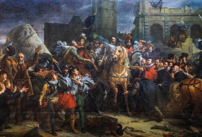 Henry IV'ün Paris'e gelişi by Francois Pascal Simon Baron Gerard