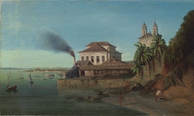 Solar do Unhao, N. S. de Conceicao da Praia, Salvador da Bahia kilisesi ile by Francois Rene Moreaux