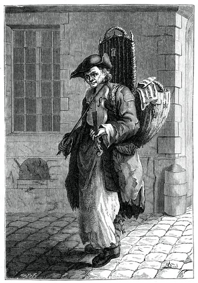 Gezici Müzisyen, 1885. by Francois Robert Ingouf