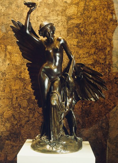 Hebe ve Jüpiter'in Kartalı, modellenmiş c. 1852 döküm c. 186080. by Francois Rude